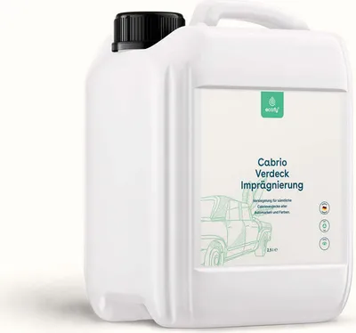 Produktbild von eco:fy Cabrio Verdeck Imprägnierung Imprägniermittel Versiegelung Schutz wasserabweisendes Spray für Stoffdach Transparent Lösemittelfrei PFC-frei