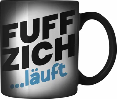 Produktbild von Trendation -  50. Geburtstag Farbwechsel Zauber-Tasse Frau Geschenk 50er Geschenkidee 50 Mutter Frauen Lustig Geschenke 50 Jahre Alt Mann Männer (Schwarz)