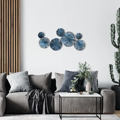 Produktbild von Wallity, Astrid - CH102-5, Wanddeko, Mehrfarbig, Metall, 79 x 35 cm