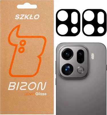 Produktbild von 2x Gehärtetes Glas für die Kamera für Oppo Find X9 Pro, Bizon Glass Lens