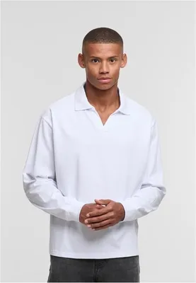 Immagine prodotto di T-shirt uomo a maniche lunghe DEF COLLAR Longsleeves brightwhite - M