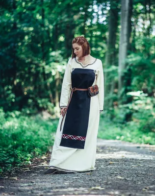 Image de Tablier Viking sans bretelles Noir "Bua"-