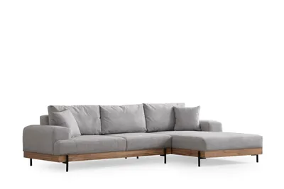 Obrázek produktu pro Rohová pohovka Eti Oak, 288 x 78 x 98 x cm, šedá