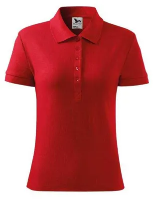 Zdjęcie produktu dla Malfini - Koszulka polo damska, bawełna, model PP16177 (XXL), kolor czerwony