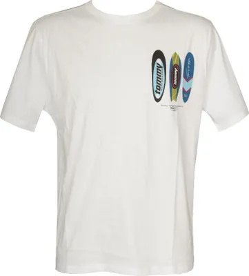 Immagine prodotto di T-shirt uomo manica corta maglietta girocollo TH TOMMY HILFIGER articolo UM0UM02114 DROP SHOULDER TEE- PRINT, S, Cotone 100%