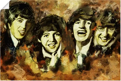 Produktbild von ARTland Poster Beatles Größe: 30x20 cm