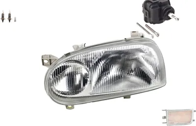 Produktbild von Scheinwerfer passend für VW Golf III 1Hx0 10/91-09/97 Links Leuch. + LWR Blinker 1H0941295E 1H0941295C 4A0941295 1H6941017B 1H6941017AF 1H69410 Johns