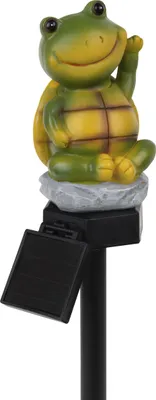 Produktbild von Näve Leuchten LED Solarleuchte CALVINO mit Diode LED Solarleuchte CALVINO mit Diode Solar-/Dekoerdspieß "CALVINO" H: 40 cm, Lampe für den Außenbereich aus Kunststoff in grün, 6,7 x 7,3 x 40 cm, mit Diode – mit Schiebeschalter – Dämmerungssensor