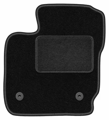 Immagine prodotto di Tappetino guidatore in moquette per Ford Tourneo Courier 2014- (multispazio) – 1 pezzo, nero, su misura – Wielganizator LUX