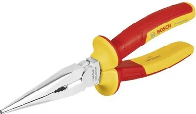 Zdjęcie produktu dla Szczypce wydłużone proste Bosch Professional, 200 mm, Izolowane 1000 V, VDE