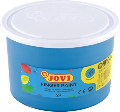 Image de Jovi 56121 Peinture pour doigts bleu 500 ml 1 pc