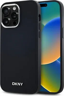 Produktbild von DKNY DKHMP14XPSCMCLK iPhone 14 Pro Max 6.7" schwarz hardcase Plain Logo MagSafe Schutzhülle