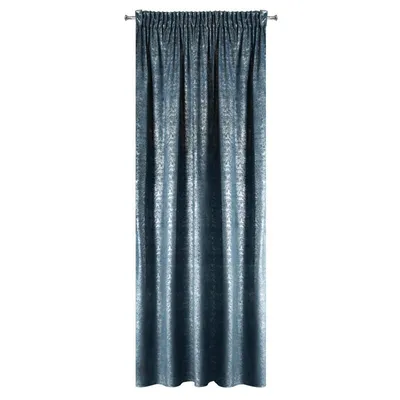 Obrázek produktu pro Eurofirany 373078, Sheer, Námořnická modrá, Vzorovaný, Polyester, Hák na zavěšení, 200 g/m²