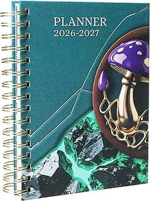 Obrázok produktu pre INF 2026-2027 Plánovač - Tvrdá väzba, špirálový zápisník s indexovými záložkami
