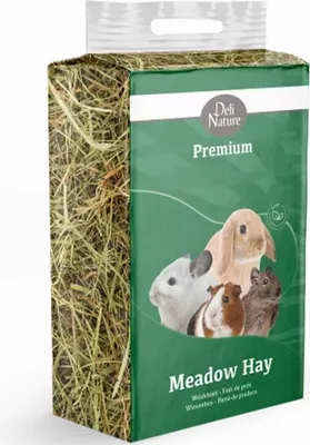 Zdjęcie produktu dla Deli Nature Premium Meadow Hay Pre-Cut - sianko łąkowe pocięte 5 kg Deli Nature