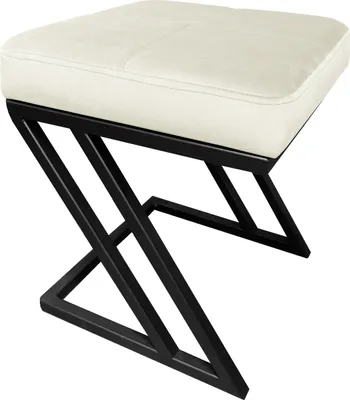Obrázek produktu pro ZAZU MG VELVET pouffe ecru