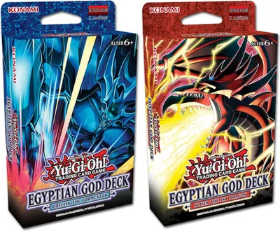 Produktbild von KONAMI Yu-Gi-Oh! - Egyptian God Decks 2er-Set - Obelisk & Slifer (DE)