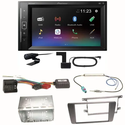 Produktbild von Pioneer DMH-A240DAB Digitalradio Bluetooth Einbauset für Skoda Octavia 2 Yeti 5L