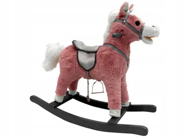 Obrázek produktu pro Kůň na pólu 74 cm Zvuky Růžová