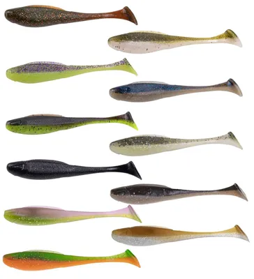Produktbild von Zeck Barsch Alarm BA Sexy Swimmer 14cm - 4 Gummifische, Zeck Farbe:Vio Greenie