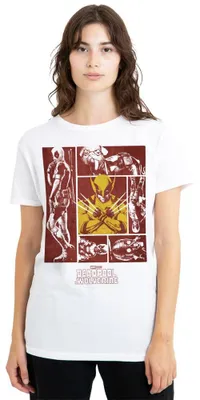 Immagine prodotto di Marvel Deadpool Wolverine, T-shirt da donna, bianco, taglia XL