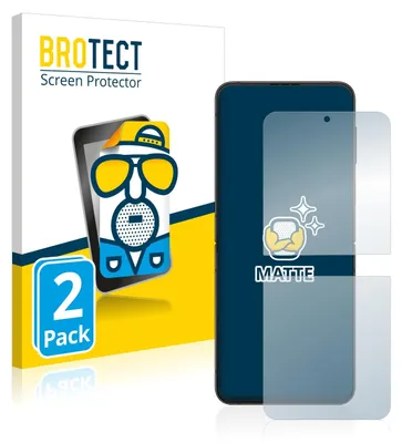 Produktbild von 2x BROTECT Schutzfolie für Samsung Galaxy Z Flip 4 Displayschutz Displayschutzfolie Folie Matt Entspiegelungsfolie
