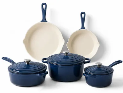 Brottopf mit Deckel, 9,5 l, oval, antihaftbeschichtet, für Sauerteigbrot