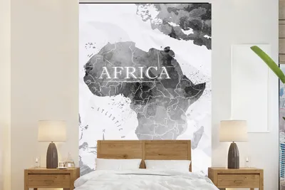 Produktbild von Weltkarten-Wandtapete Afrika - Breite 170 cm x Höhe 260 cm