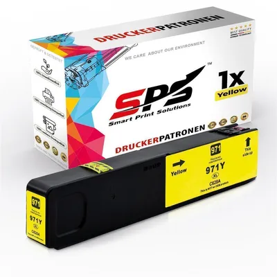 Produktbild von Kompatibel für HP Officejet Pro X551DW (CV037A) / CN628AE / 971XL Druckerpatrone Gelb