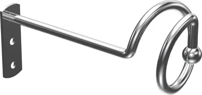 Produktbild von Interdeco Drapierhaken / Gardinen-Dekohaken Chrom, Pack. 1 Paar