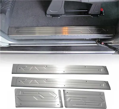 Obrázek produktu pro Dveřní prahy pro Ford Transit Tourneo Custom z nerezové oceli 4x