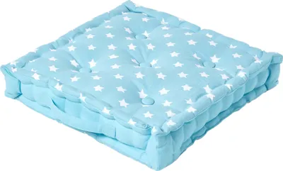 Immagine prodotto di HOMESCAPES cuscino di seduta stelle blu 50 x 50 x 10 cm