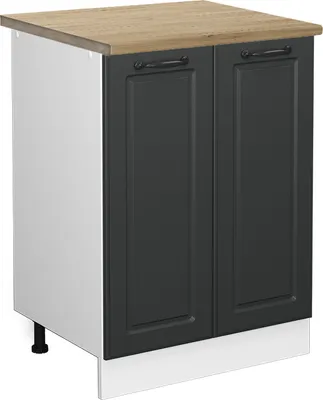 Obrázok produktu pre Kuchynská spodná skrinka Vicco R-Line Antracitový vidiecky dom 60 cm , AP Oak, Model 45923