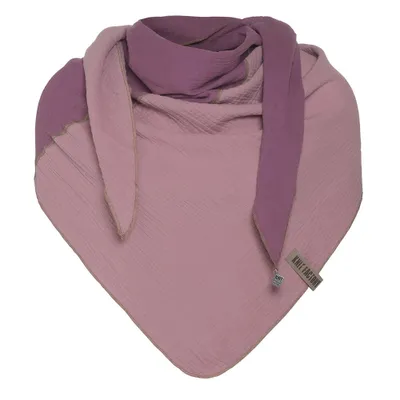 Zdjęcie produktu dla Szalik trójkątny Knit Factory Fay 190x85 cm gładki fioletowy