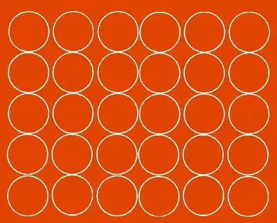 Produktbild von Runde Aufkleber, 8 cm Durchmesser, Punktaufkleber, 30 Stück, orange glänzend
