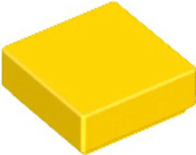 Immagine prodotto di 100 pezzi LEGO, pezzo c. 3070, giallo (giallo)