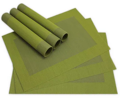 Produktbild von Tischsets BORDA 6er Set Oliv-grün als Tischuntersetzer