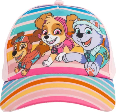 Produktbild von Paw Patrol Kappe für Mädchen - Kinder Cap Basecap Baseballkappe verstellbar gestreift Rosa