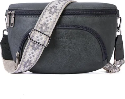 Produktbild von MUIIKOLA Damen Umhängetasche  RFID Blockierung Brusttasche