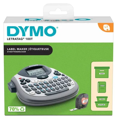 Obrázok produktu pre DYMO LetraTag 100T, QWERTZ, Strieborná