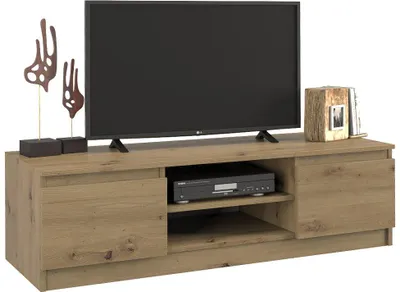 Obrázek produktu pro Topeshop RTV120 ARTISAN, Dub, Dřevotřískové desky, Dub, Dřevotřískové desky, 2 police/polic, Dub