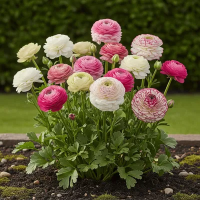 Zdjęcie produktu dla Exotenherz Cebulki kwiatowe - Ranunculus Ranunculus pastelowy mix kolorów (40 sztuk) ?rednica 5-6 cm
