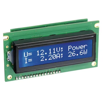 Produktbild von Digital Power Panelmeter, LCD, Voltmeter, Amperemeter