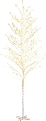 Produktbild von vidaXL LED-Birke Warmweiß 672 LEDs 400 cm