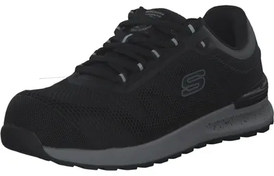 Produktbild von Skechers Herren Bulklin Bragoo Trainers, Black KPU + Mesh, 40 EU