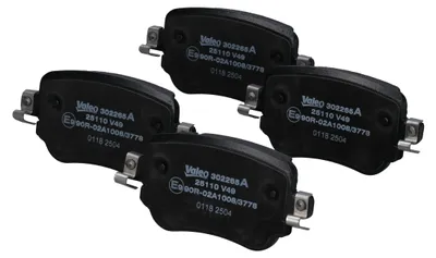 Produktbild von VALEO Bremsbeläge Satz Hinten für VW SHARAN (7N1, 7N2) 302265A