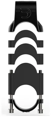 Image de Kit d'entretoises Deda Riser Parabolica / Fastblack2 noir