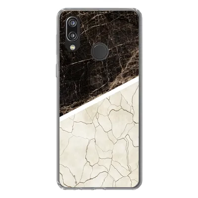 Produktbild von MuchoWow® Handyhülle Schutzhülle Hülle für Huawei P20 Lite (2020) Marmor - Struktur - Abstrakt Silikon Softcase Handy Hülle - Kartenhalter