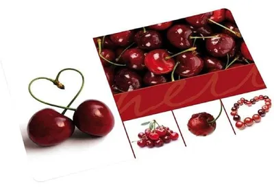 Produktbild von Kesper Platzset aus PP-Kunststoff, Motiv: Kirsche, 77583