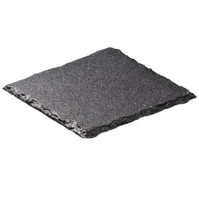 Image de Dessous de plat "ardoise" carré noir noir